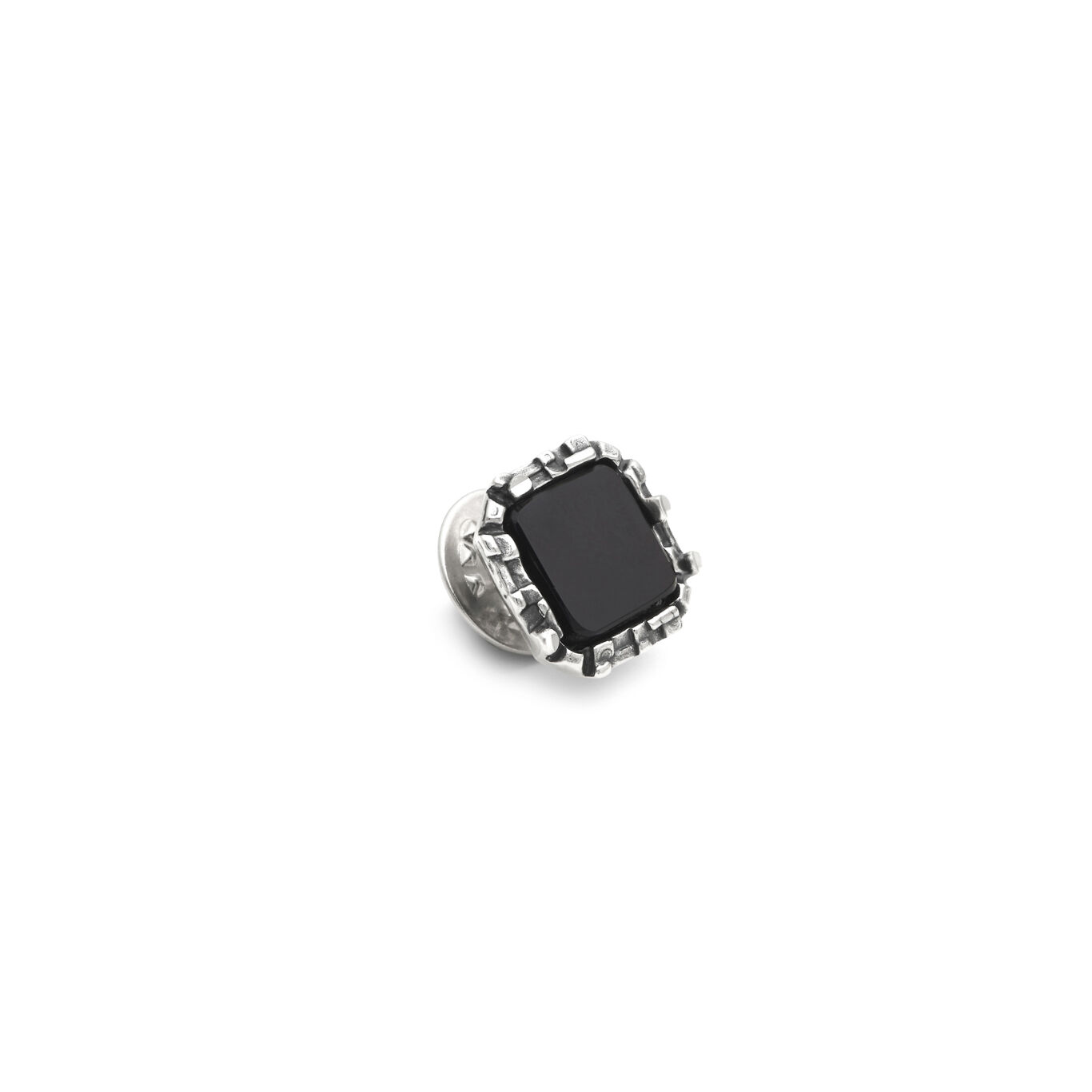 Pin Brick, Broche de plata 925 y &oacute;nice negro_image number 2_Giovanni Raspini