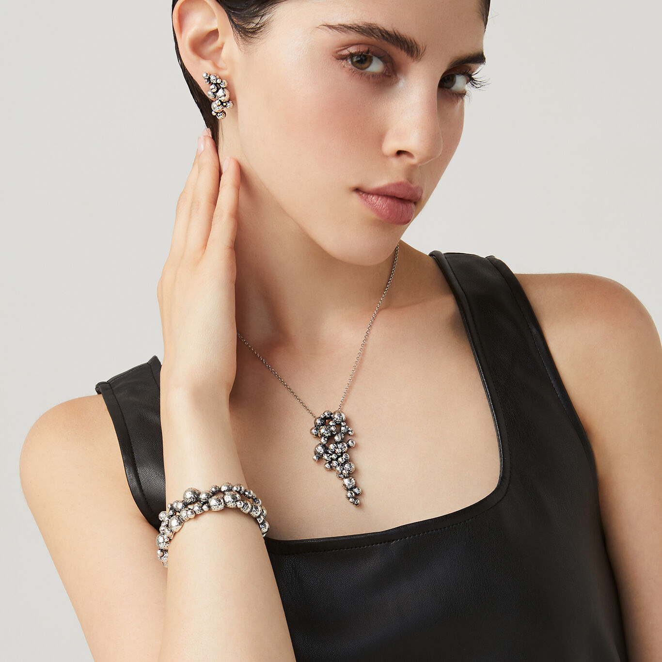 Armreif Bubbles, Armband aus Silber 925_image number 2_Giovanni Raspini