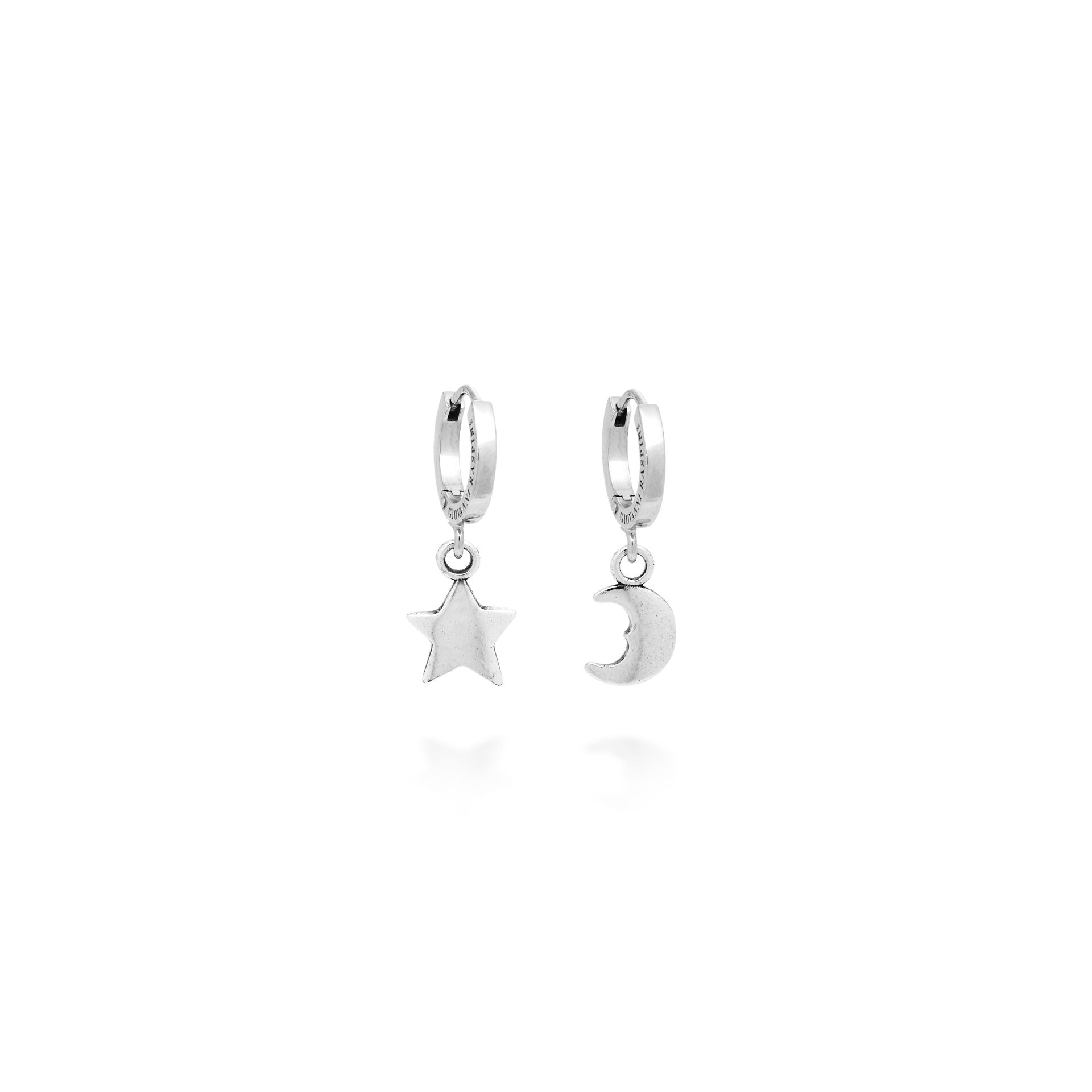 Huggie Earrings Star and Moon image number 0