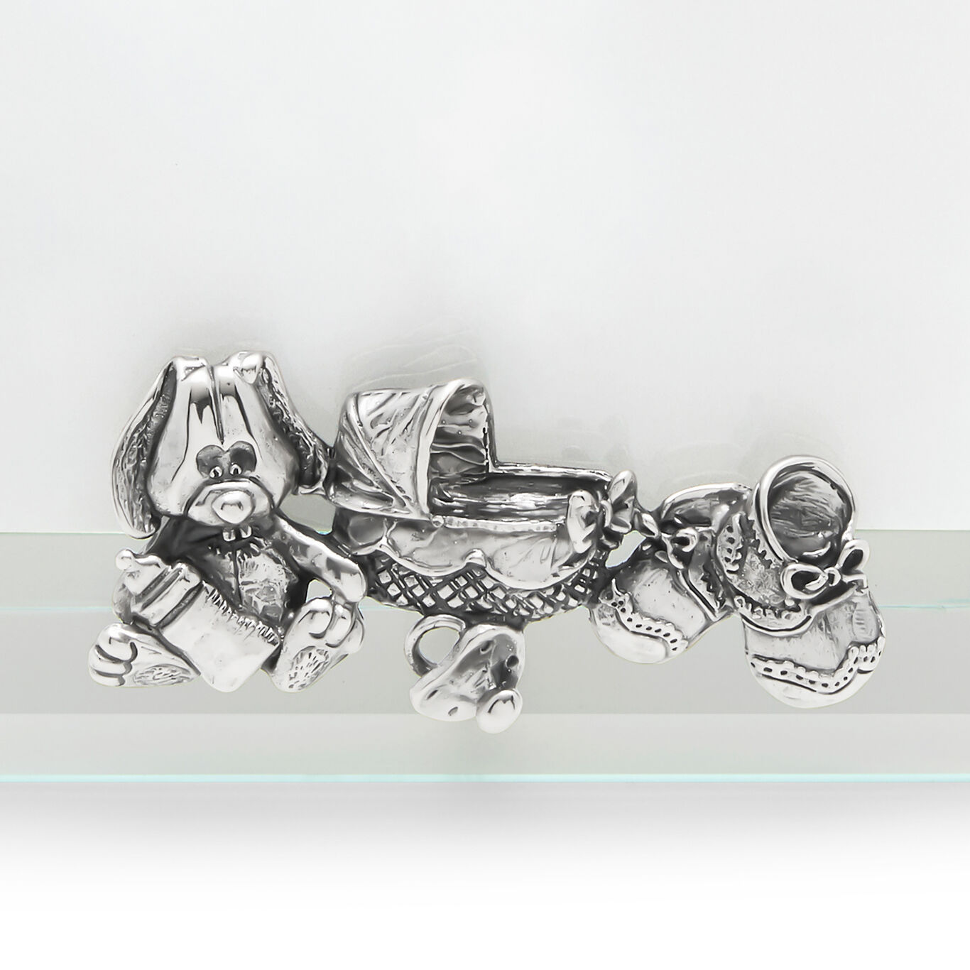 Baby Medium Light Frame, Bevelled glass and silver frame_image number 3_Giovanni Raspini