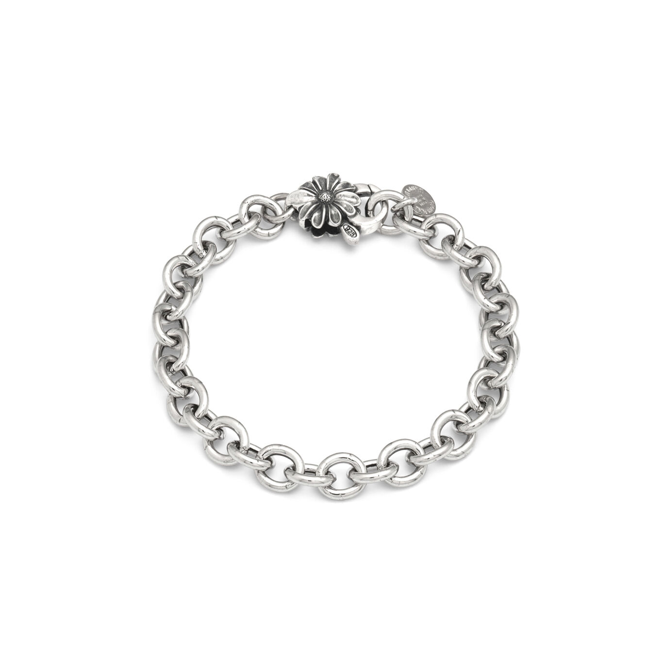 Bracelet Marguerite Cha&icirc;ne, Bracelet en argent massif_image number 0_Giovanni Raspini