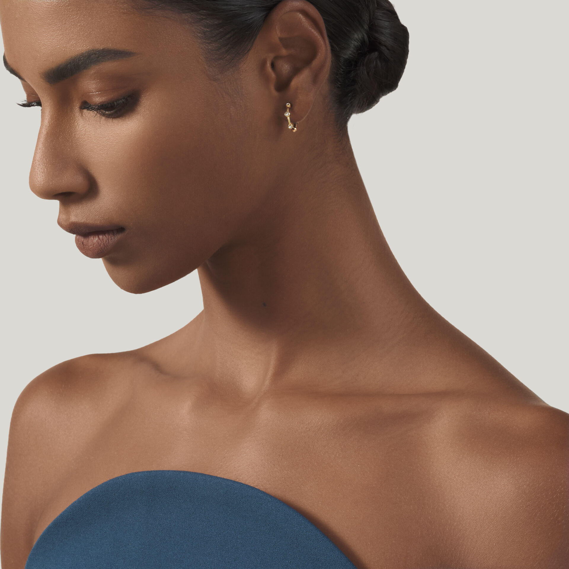 Gold-Plated Satellite Small Earring image number 1