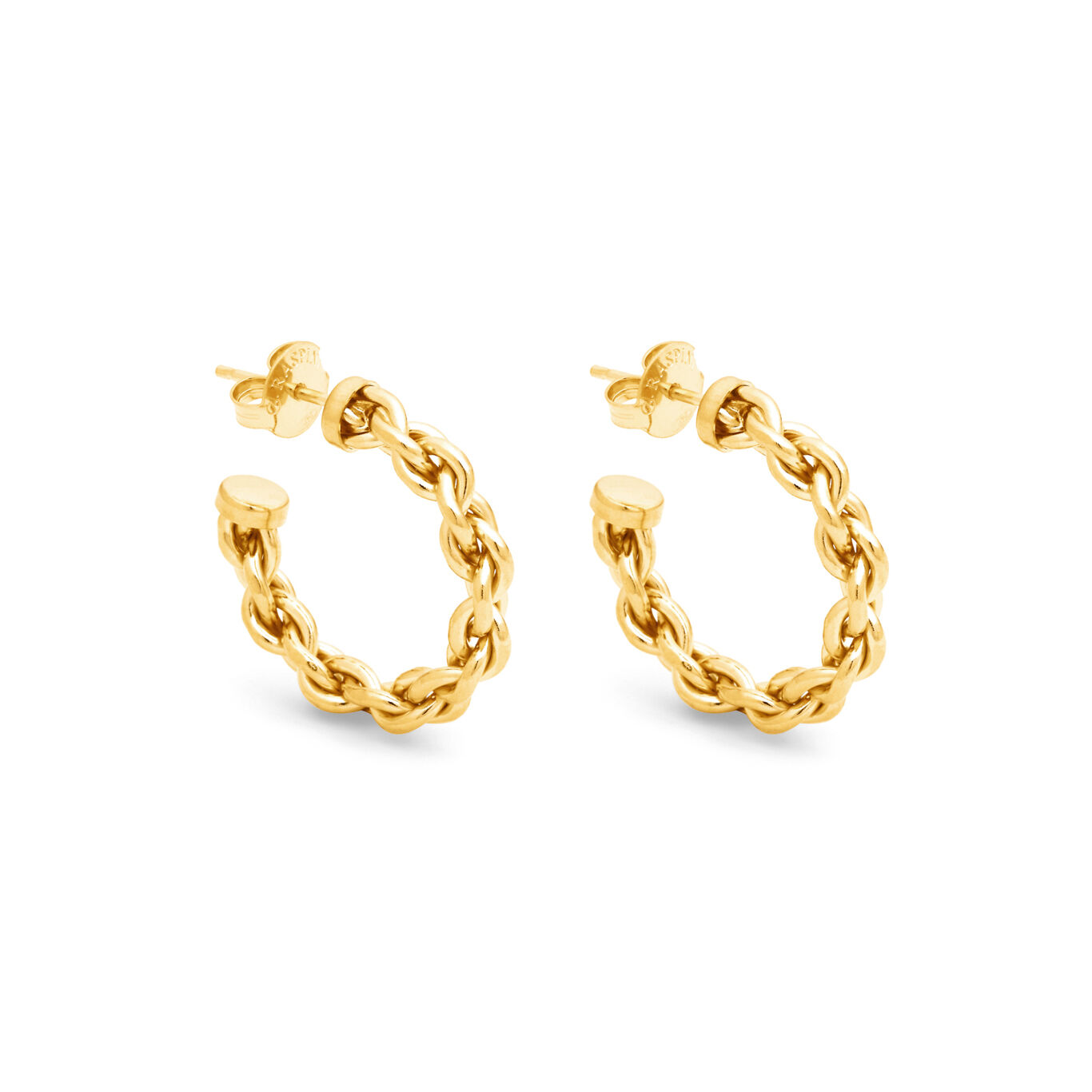 Pendientes Aros Cadena Peque&ntilde;os