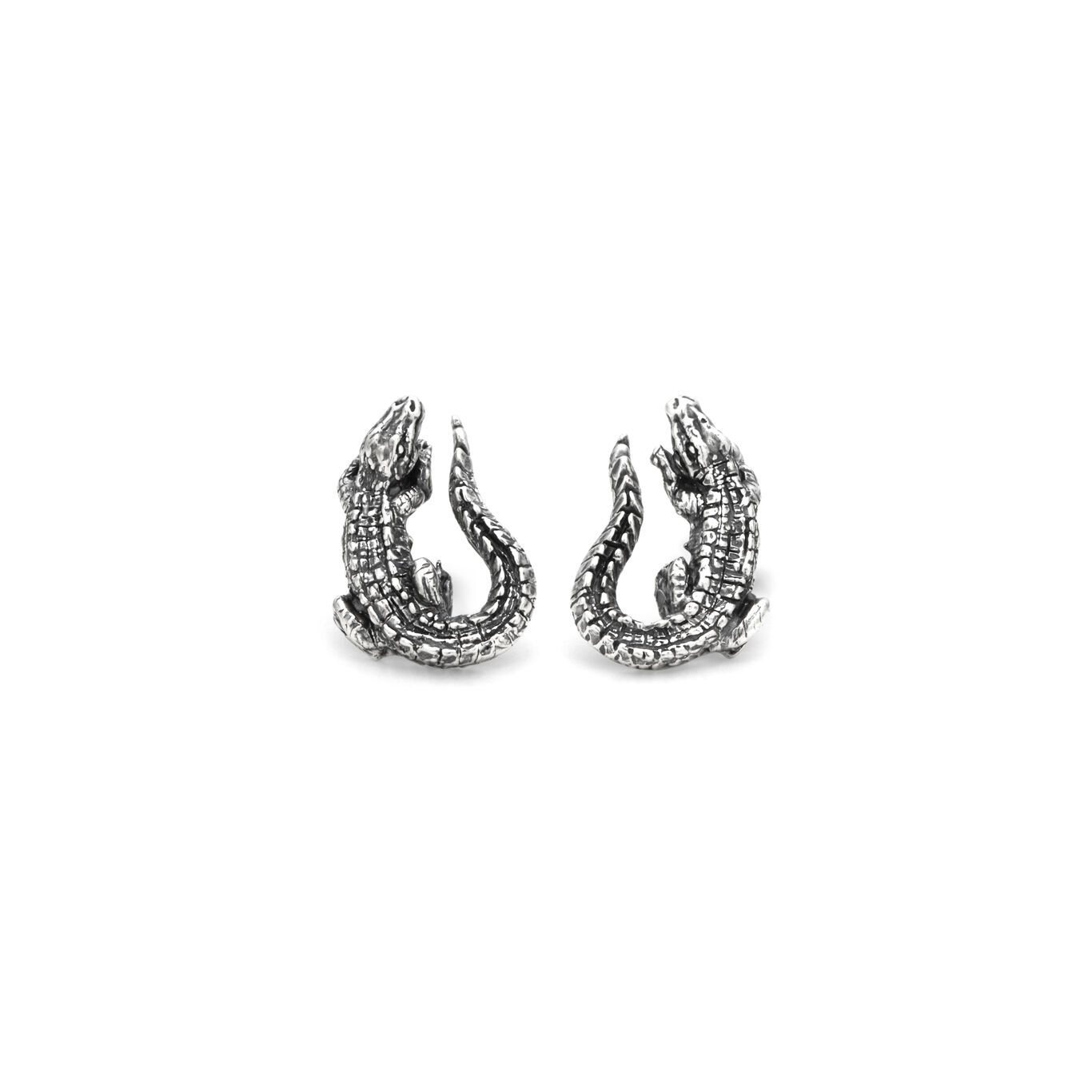 Boucles D’Oreilles Boutons Crocodile