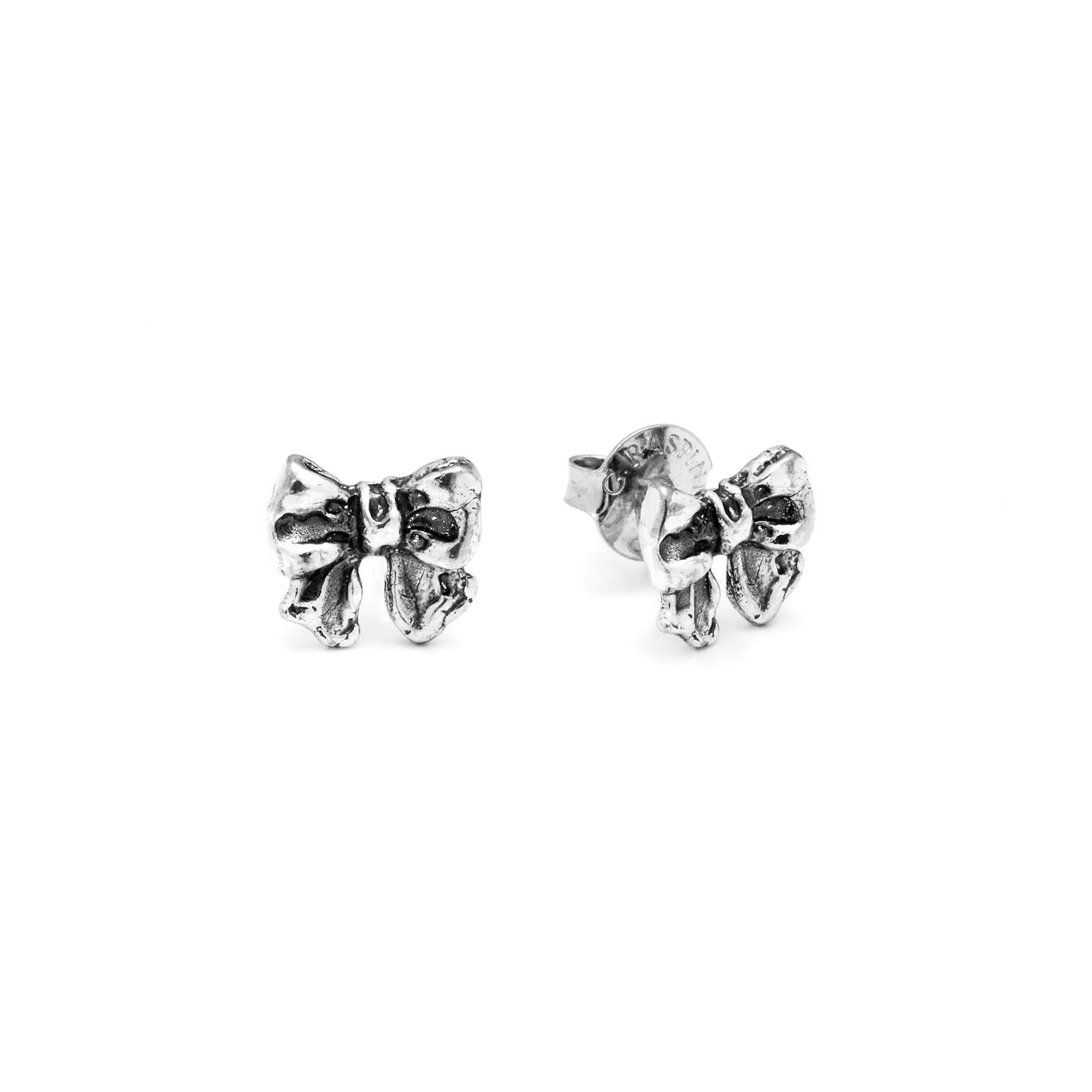 Bow Small Earrings, Earrings in Sterling Silver_image number 2_Giovanni Raspini