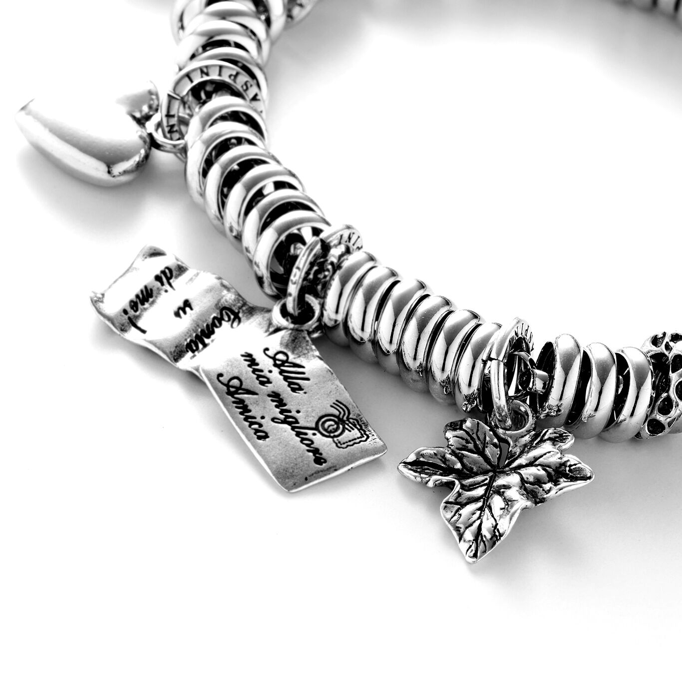 Charm Efeublatt, Charm aus Silber 925_image number 1_Giovanni Raspini