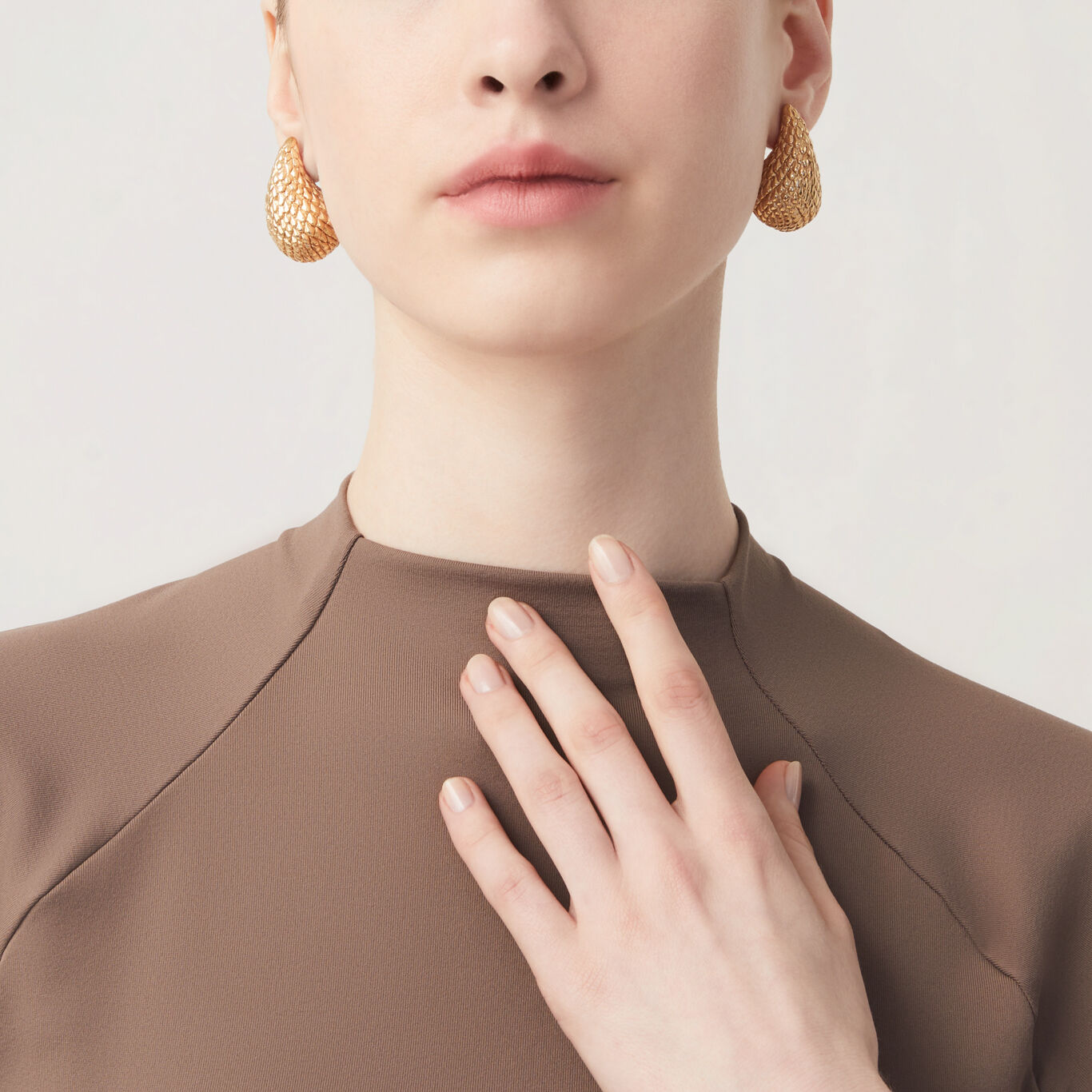Snake Droplet Earrings