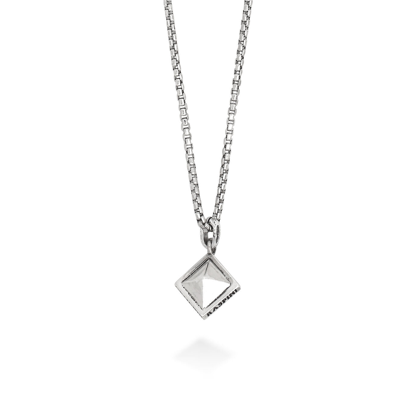 Collier &Agrave; Clous, Collier en argent massif et r&eacute;sine noire_image number 2_Giovanni Raspini