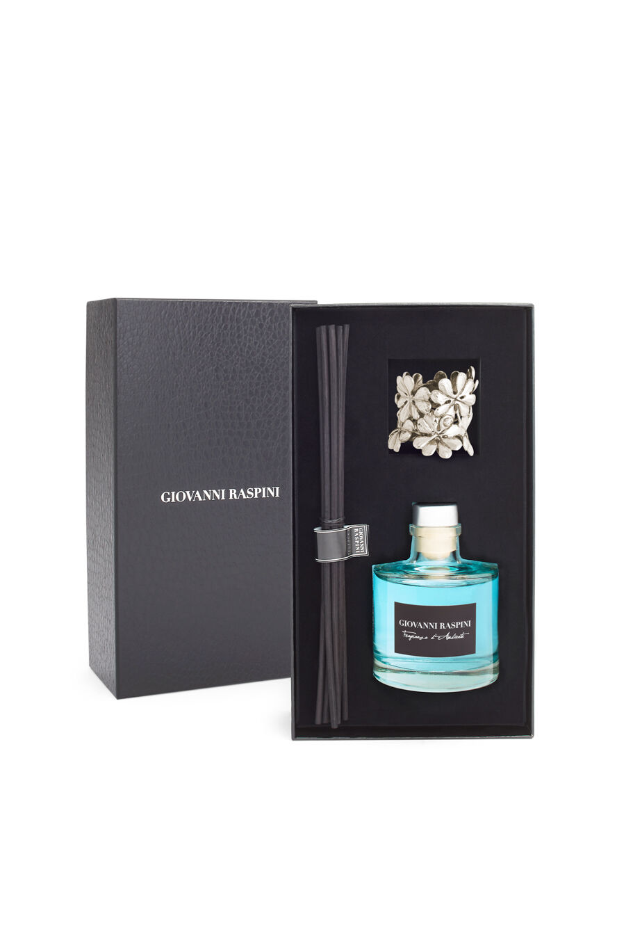 Diffuseur Tr&egrave;fle, Parfum d&rsquo;int&eacute;rieur Vento di Mare avec d&eacute;coration en bronzobianco_image number 3_Giovanni Raspini