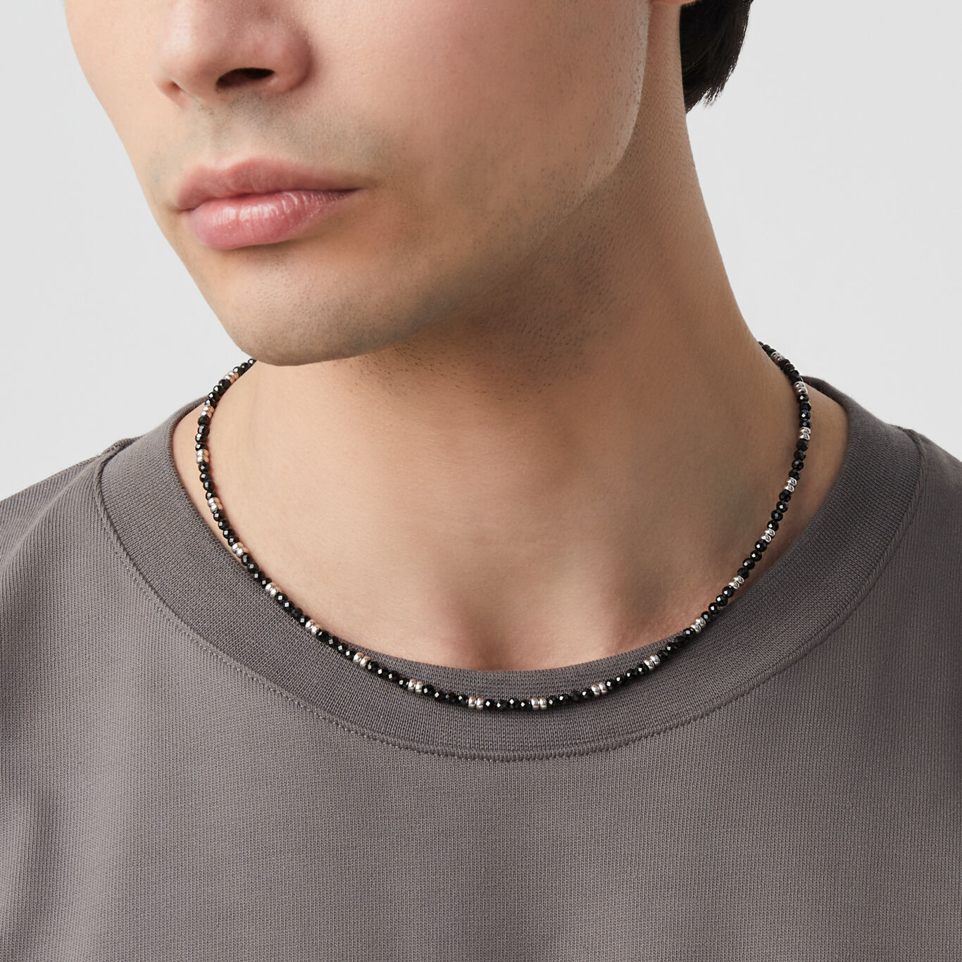 Halskette Beat Spinell Schwarz