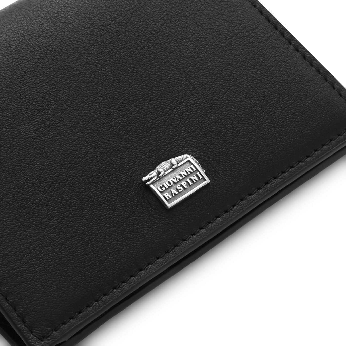 Smooth Leather Inside Pocket Wallet, Leather wallet with iconic sterling silver decoration_image number 3_Giovanni Raspini