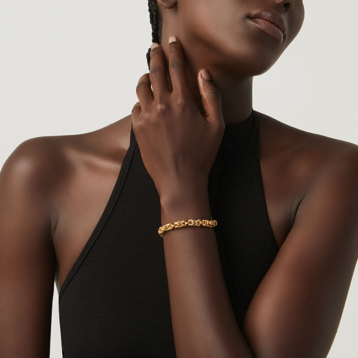 Pulsera Bizantina Dorada 