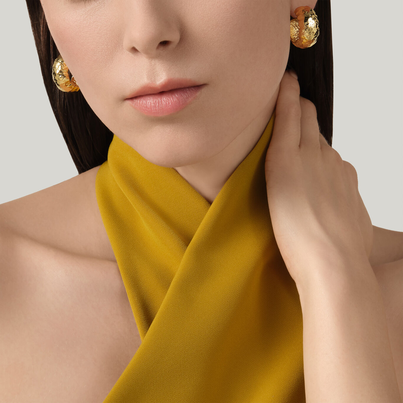Sand Hoop Earrings