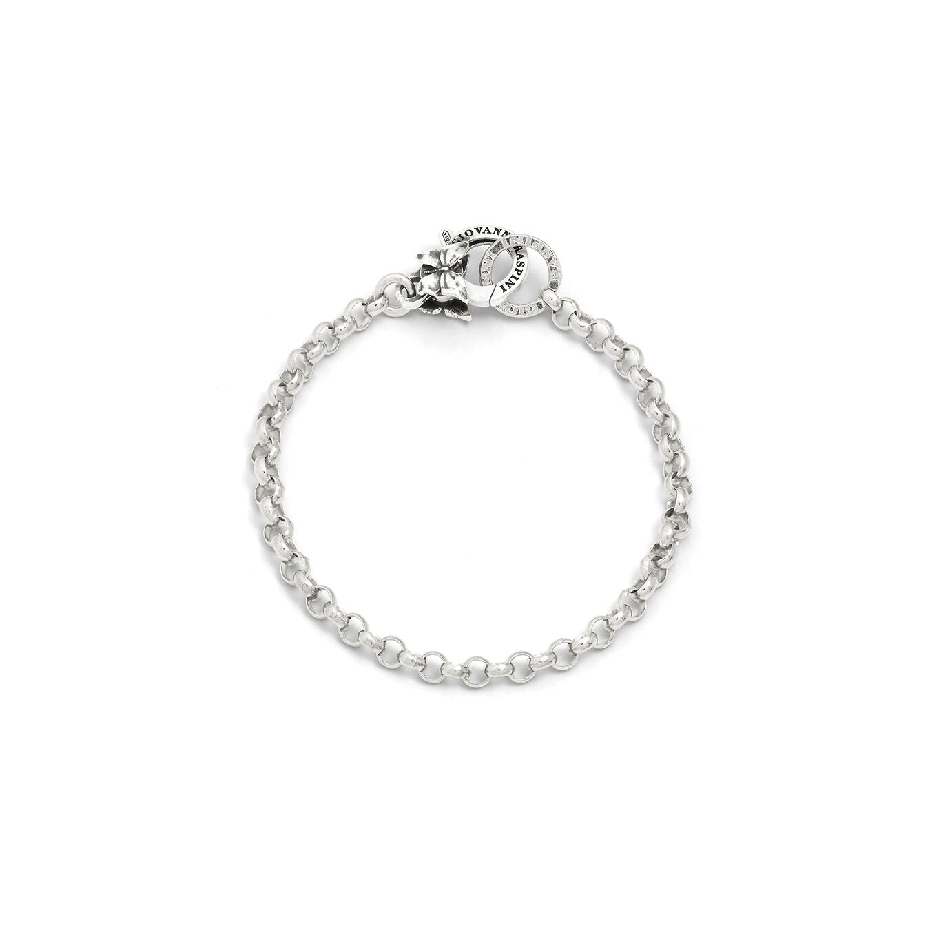 Bracciale Bris&eacute; Chiusura Farfalla, Bracciale in Argento 925_image number 0_Giovanni Raspini