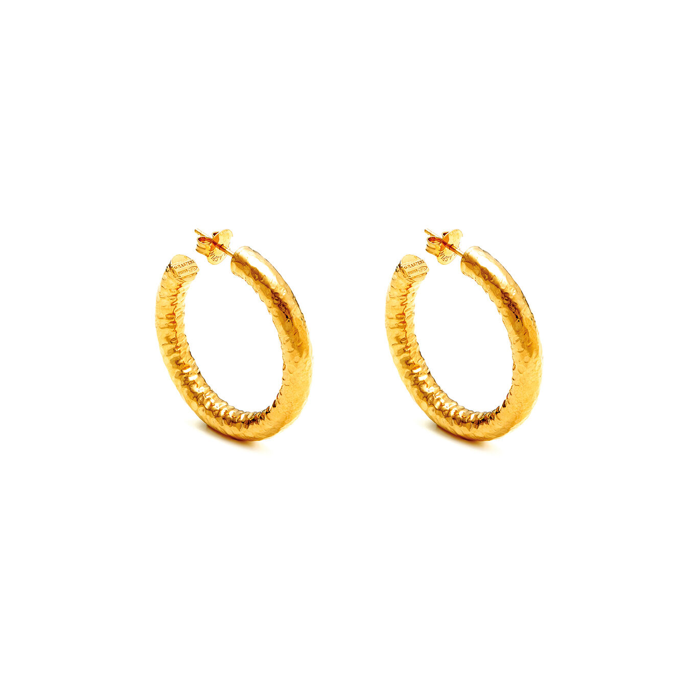 Rock Earrings, Hoop Earrings in  gold-plated Sterling Silver_image number 0_Giovanni Raspini