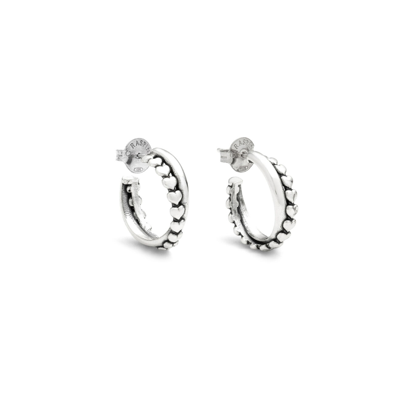 Heart Double Hoop Earrings