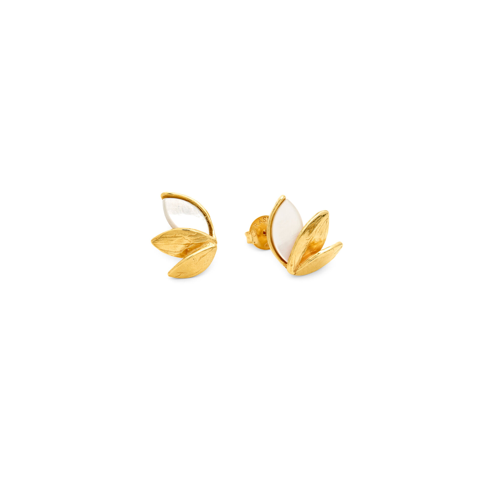 Gold Skin Small Earrings image number 3