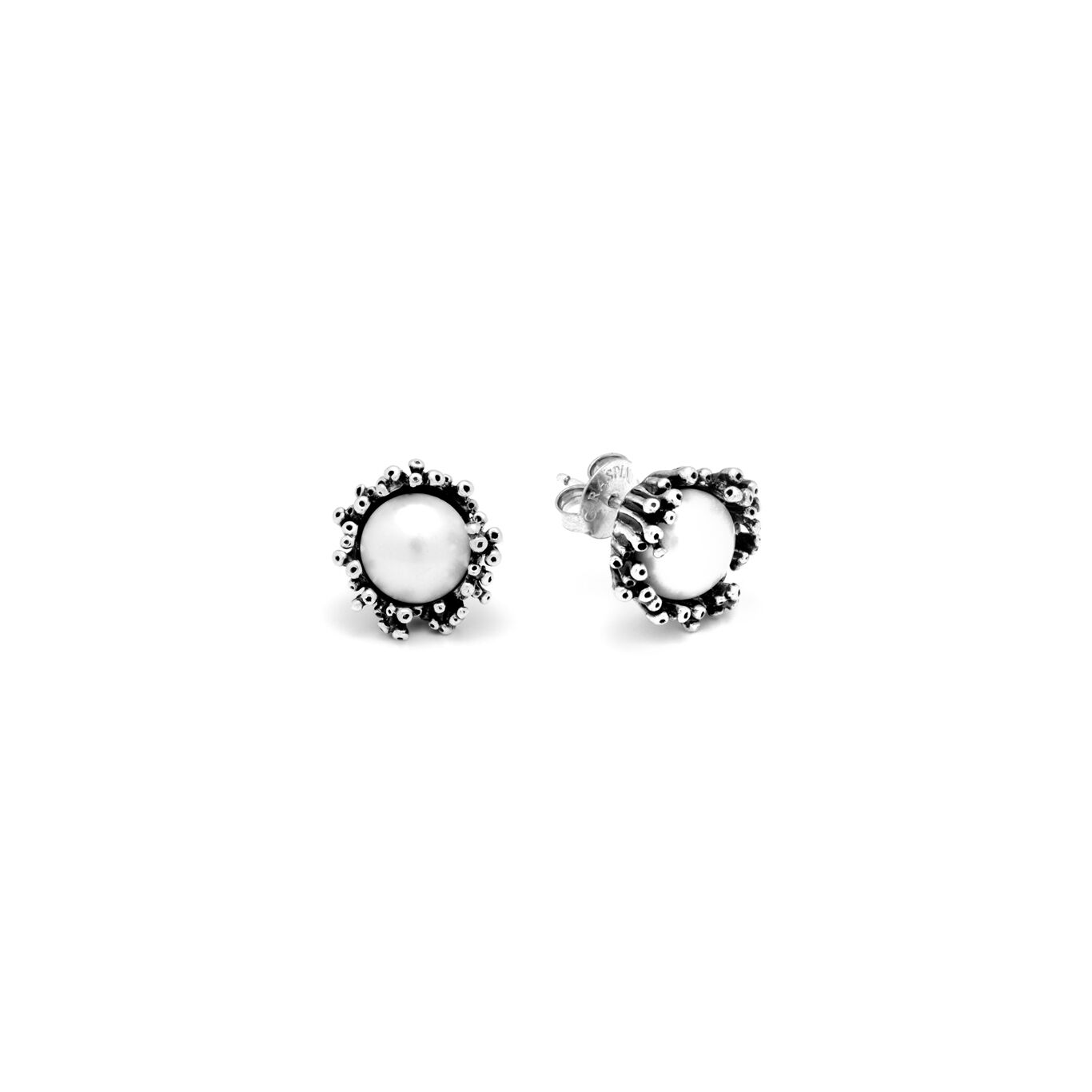 Pendientes An&eacute;monas, Pendientes de Plata 925 y perlas naturales_image number 3_Giovanni Raspini