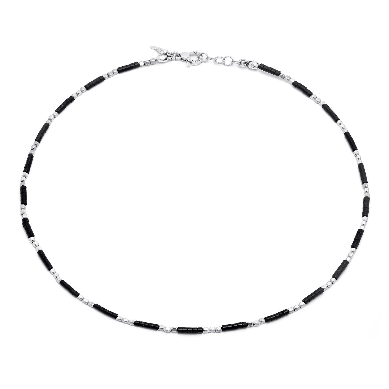 Onyx and Cubes Necklace