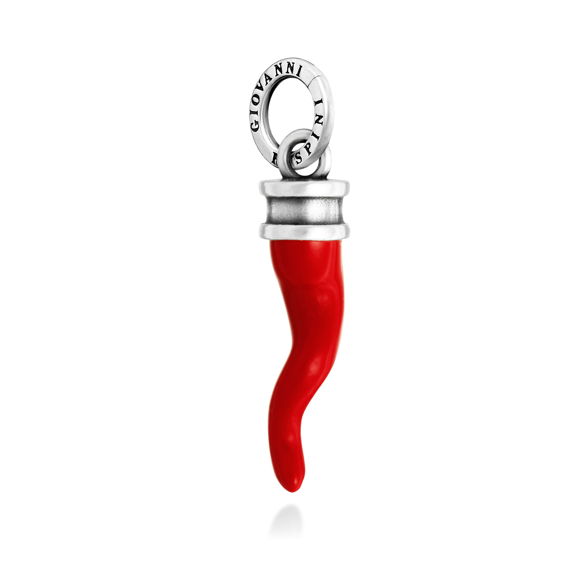 Classic Red Italian Horn Small Charm image number 0