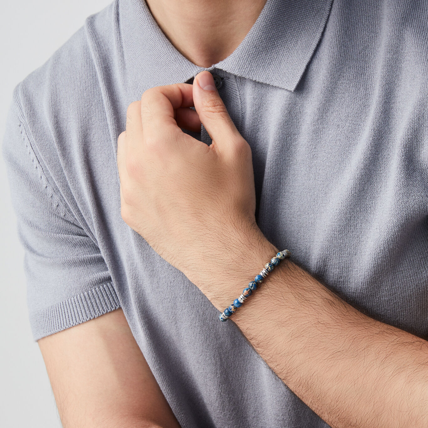 Light Blue Agate Tango Bracelet