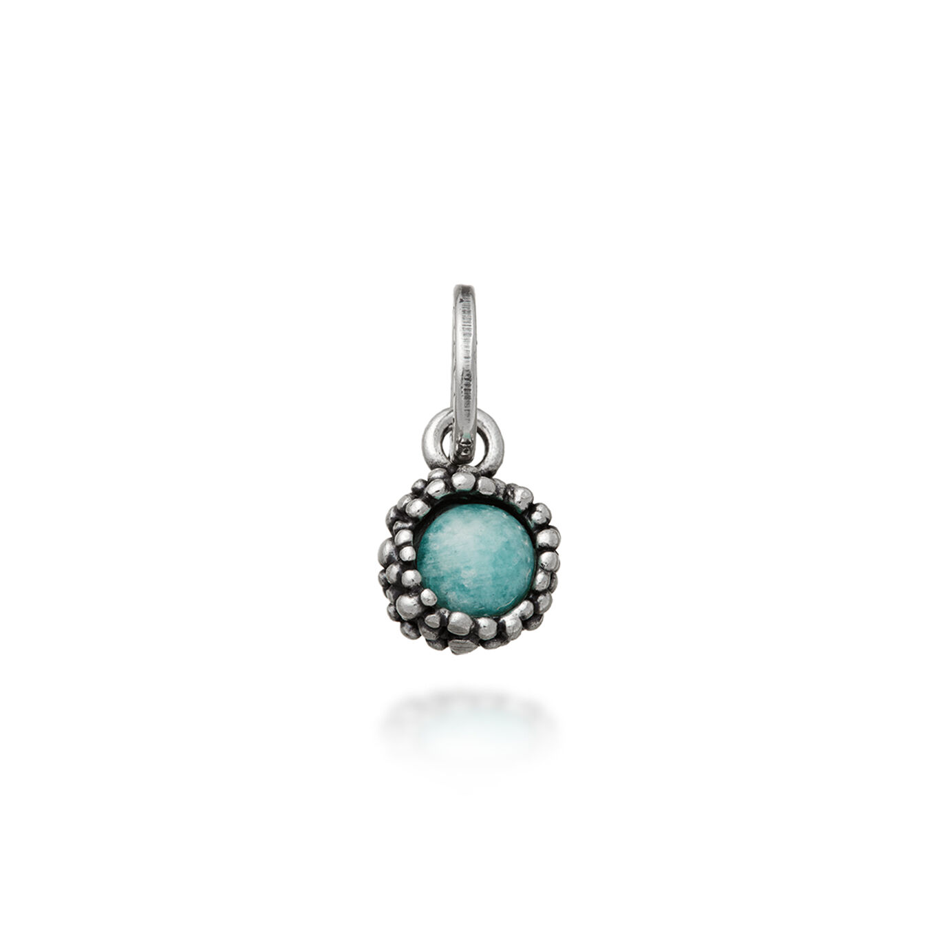 Amazonite Perlage Charm, Charm in Sterling Silver and amazonite_image number 0_Giovanni Raspini