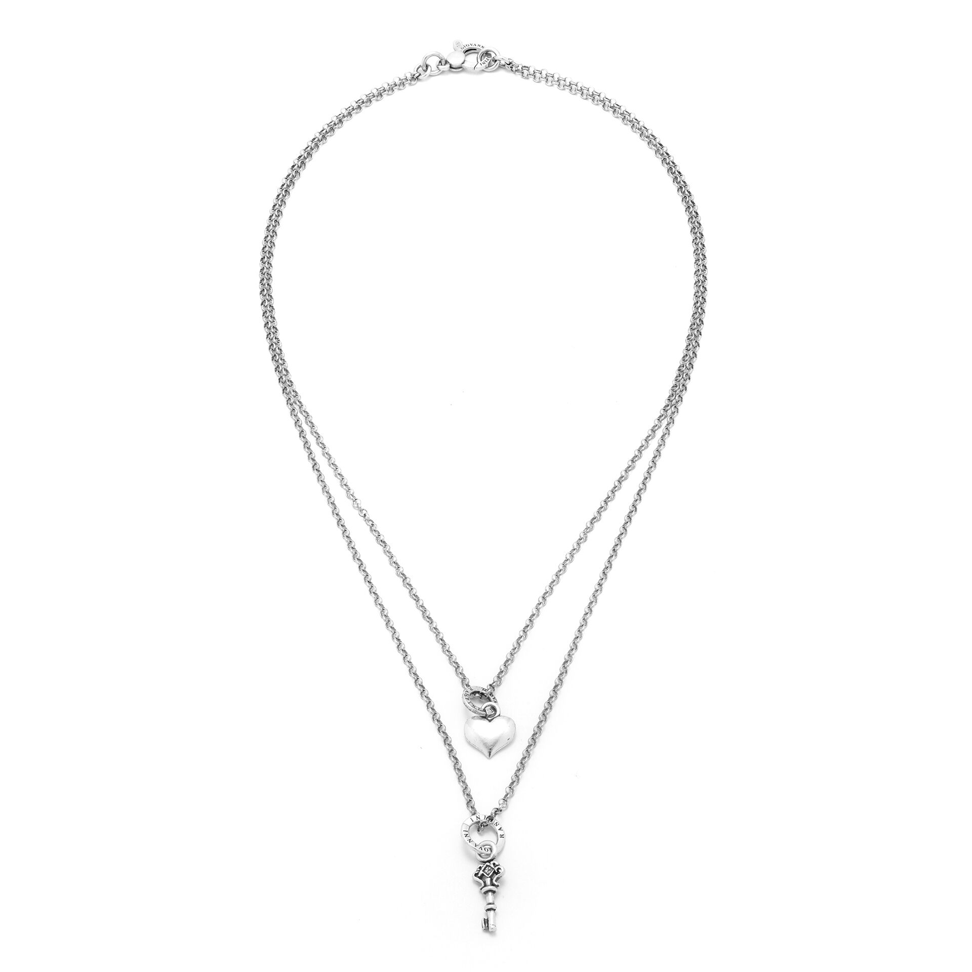 Key of my Heart Double Necklace image number 0