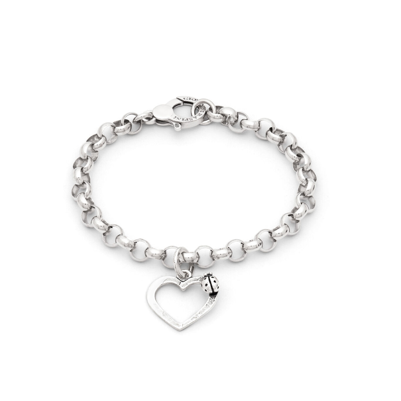 Ladybug Heart Bracelet