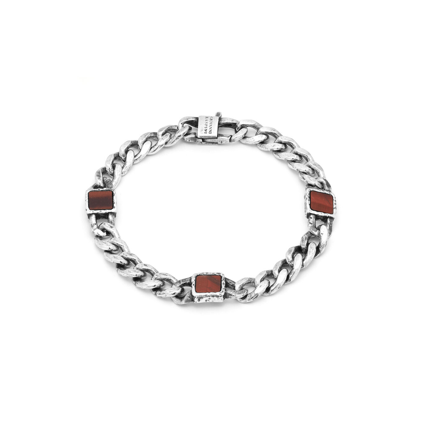 Bull's Eye Curb Chain Bracelet