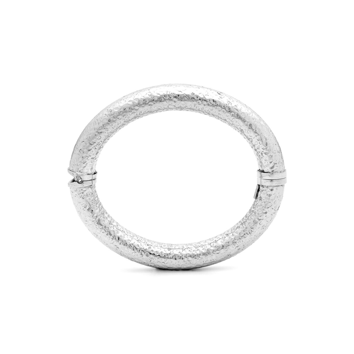 Rock Big Bangle, Bangle in Sterling Silver_image number 2_Giovanni Raspini