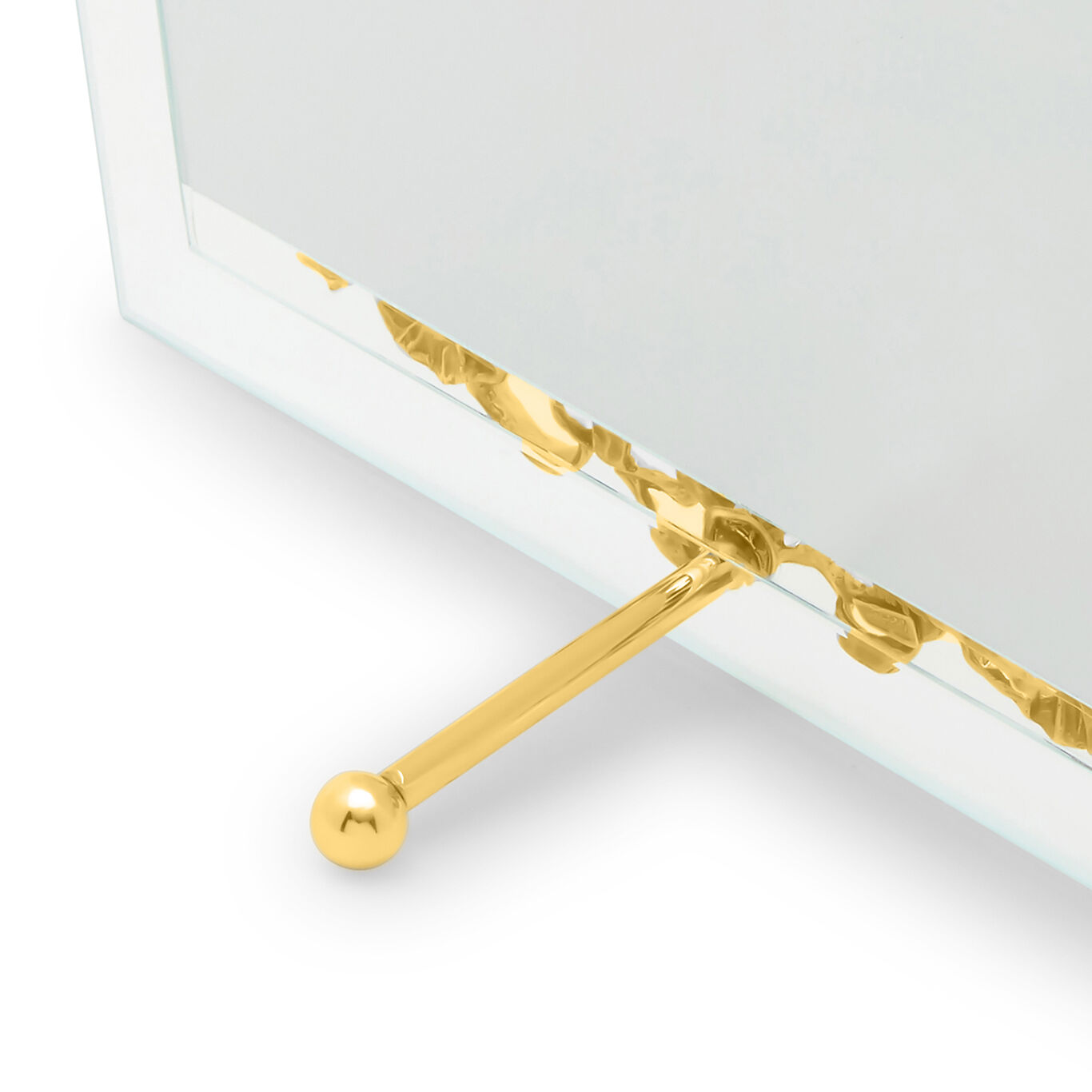 50° Light Frame, Bevelled glass and gold-plated silver frame_image number 2_Giovanni Raspini