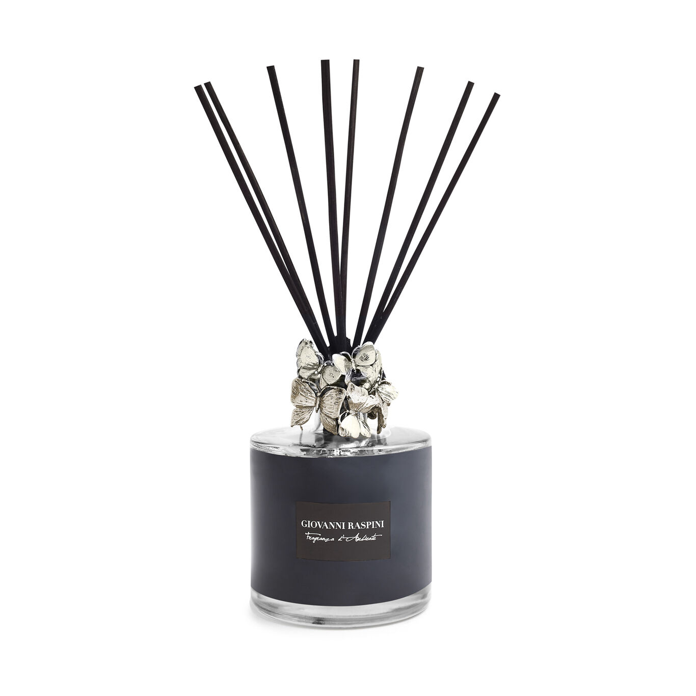 Butterflies Diffuser, Room fragrance Nero Divino with bronzobianco decoration_image number 1_Giovanni Raspini