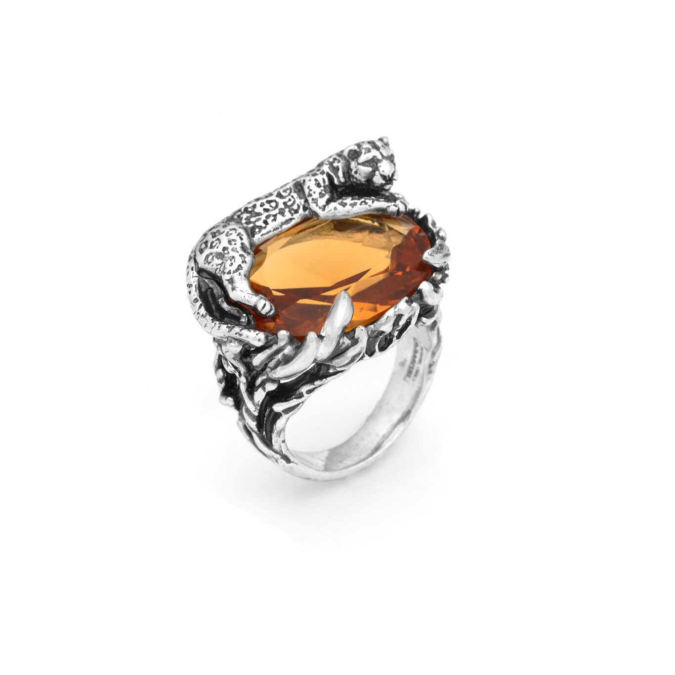 Eden Leopard Big Ring