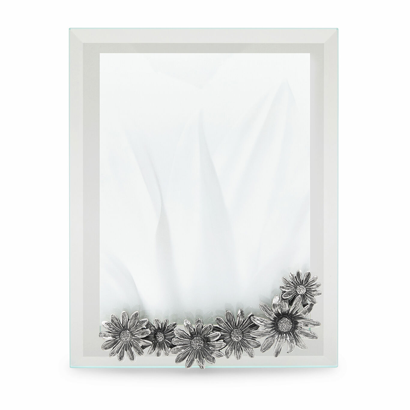 Daisies Large Light Frame, Bevelled glass and silver frame_image number 0_Giovanni Raspini