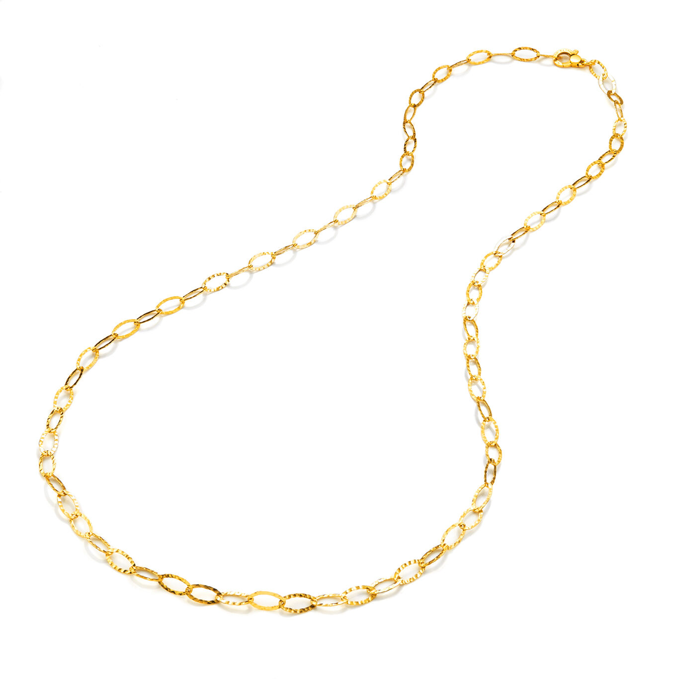 Hammered Links Necklace