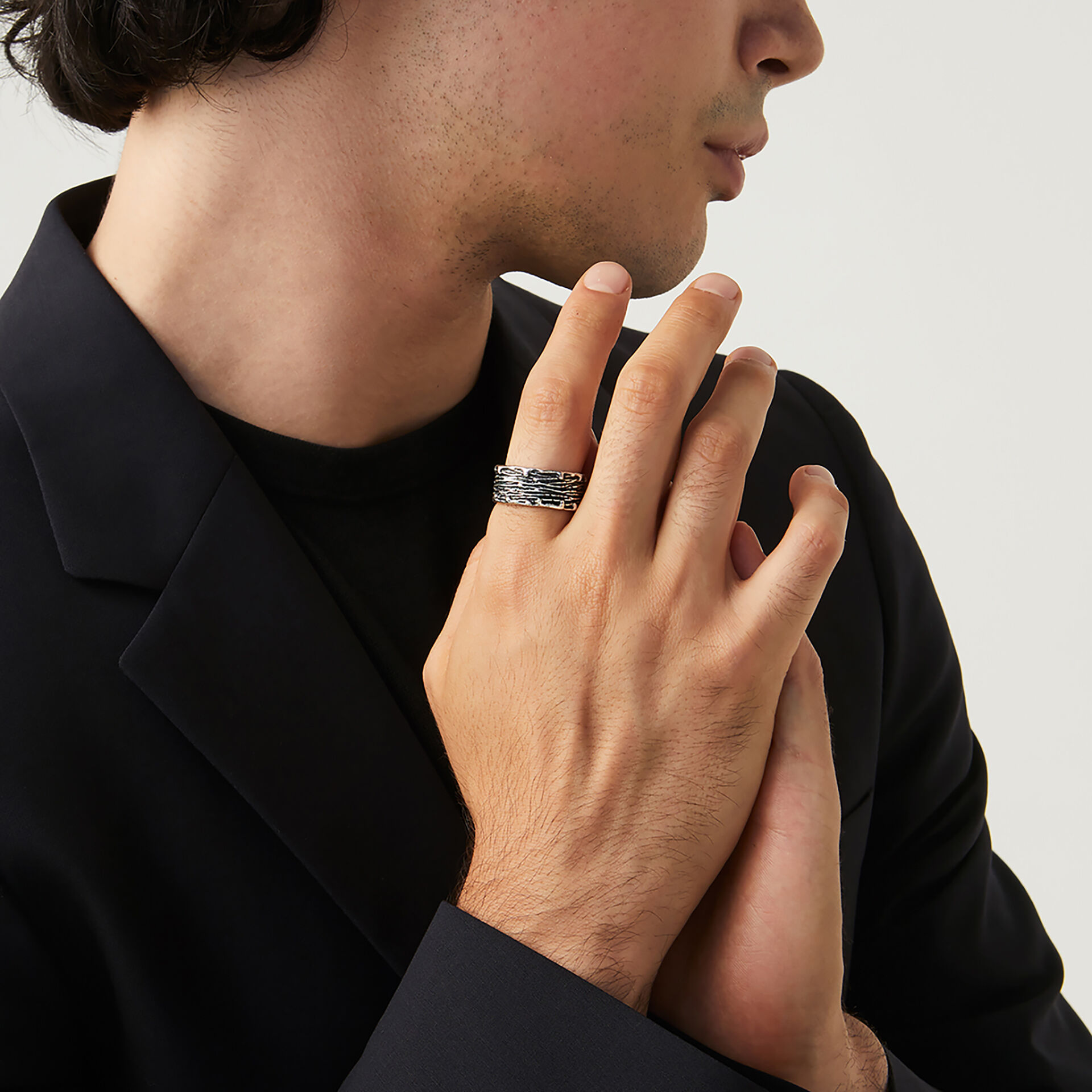 Scratch Band Ring image number 1