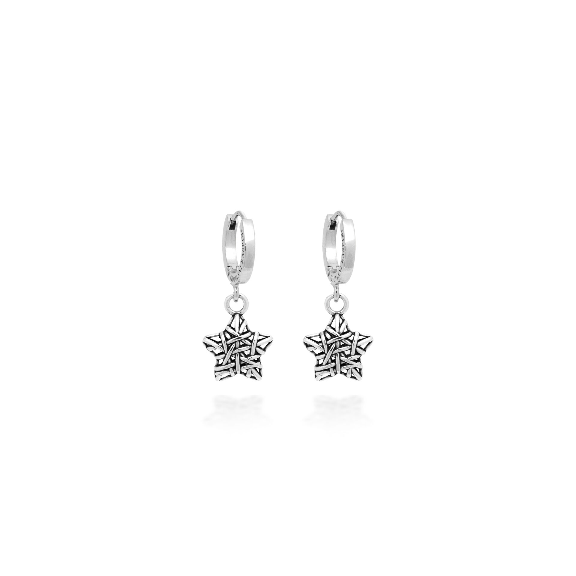 Huggie Earrings Woven Star image number 0