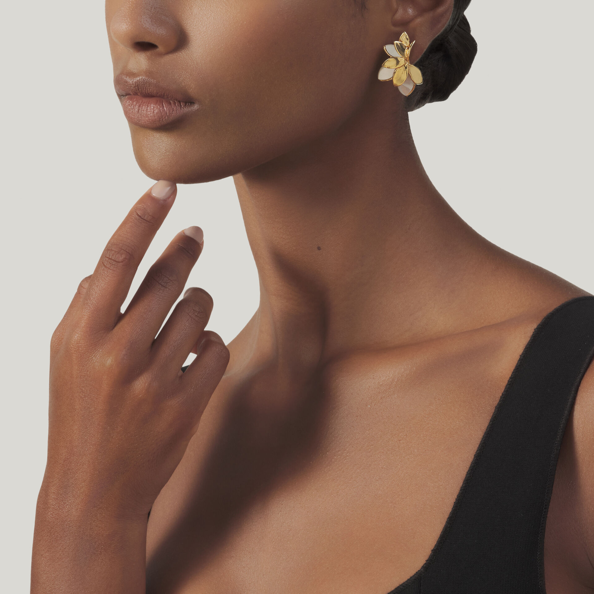 Boucles D'Oreilles Skin Nacre image number 1