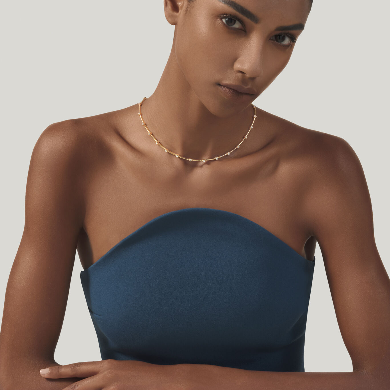 Collier Satellite Dor&eacute;