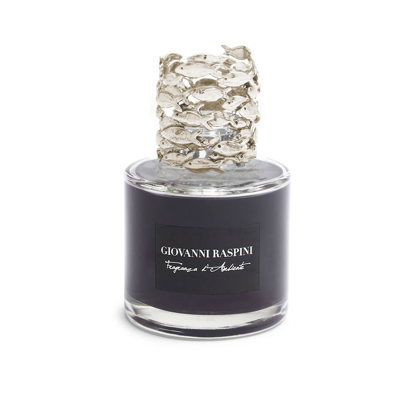 Difusor Sardinas, Fragancia de ambiente Nero Divino con decoraci&oacute;n de bronzobianco_image number 0_Giovanni Raspini