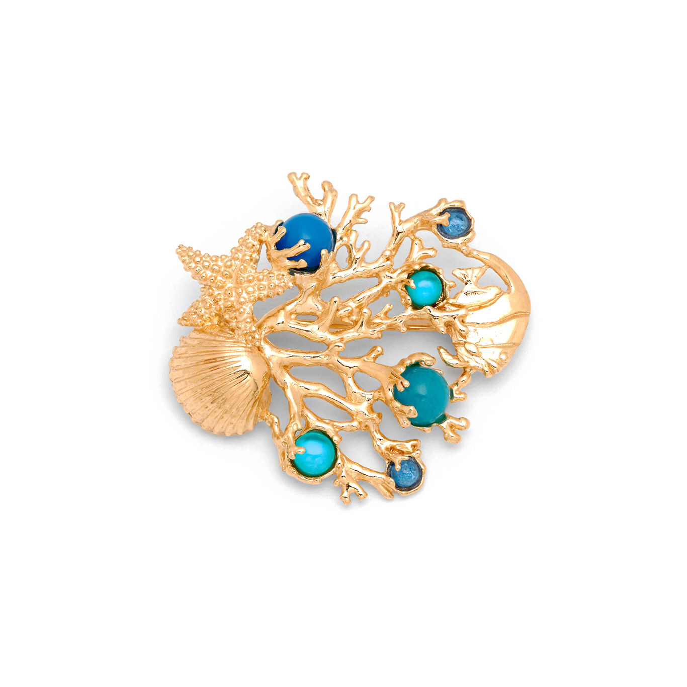 Brosche Golden Reef
