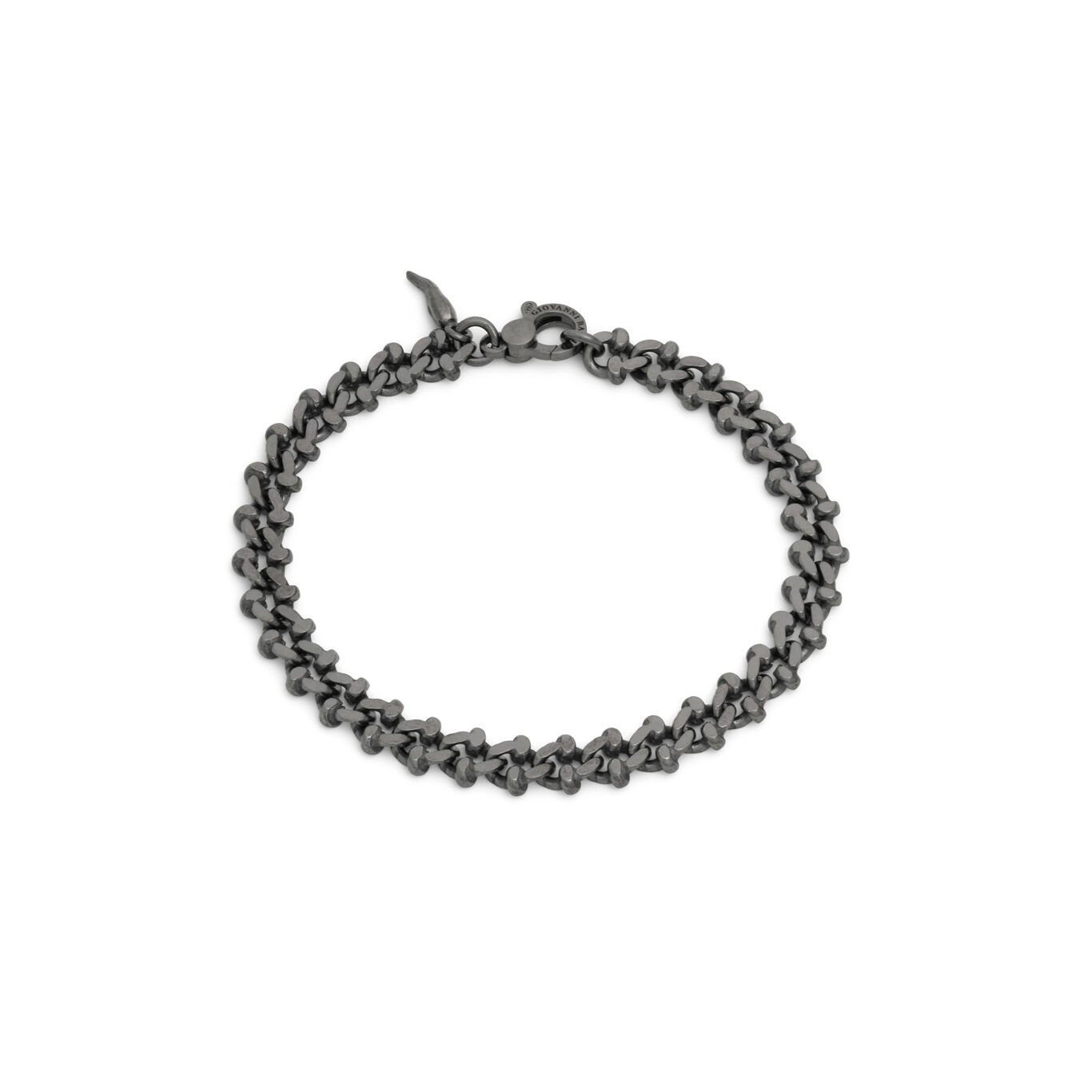 Gliederarmband Crab Schwarz