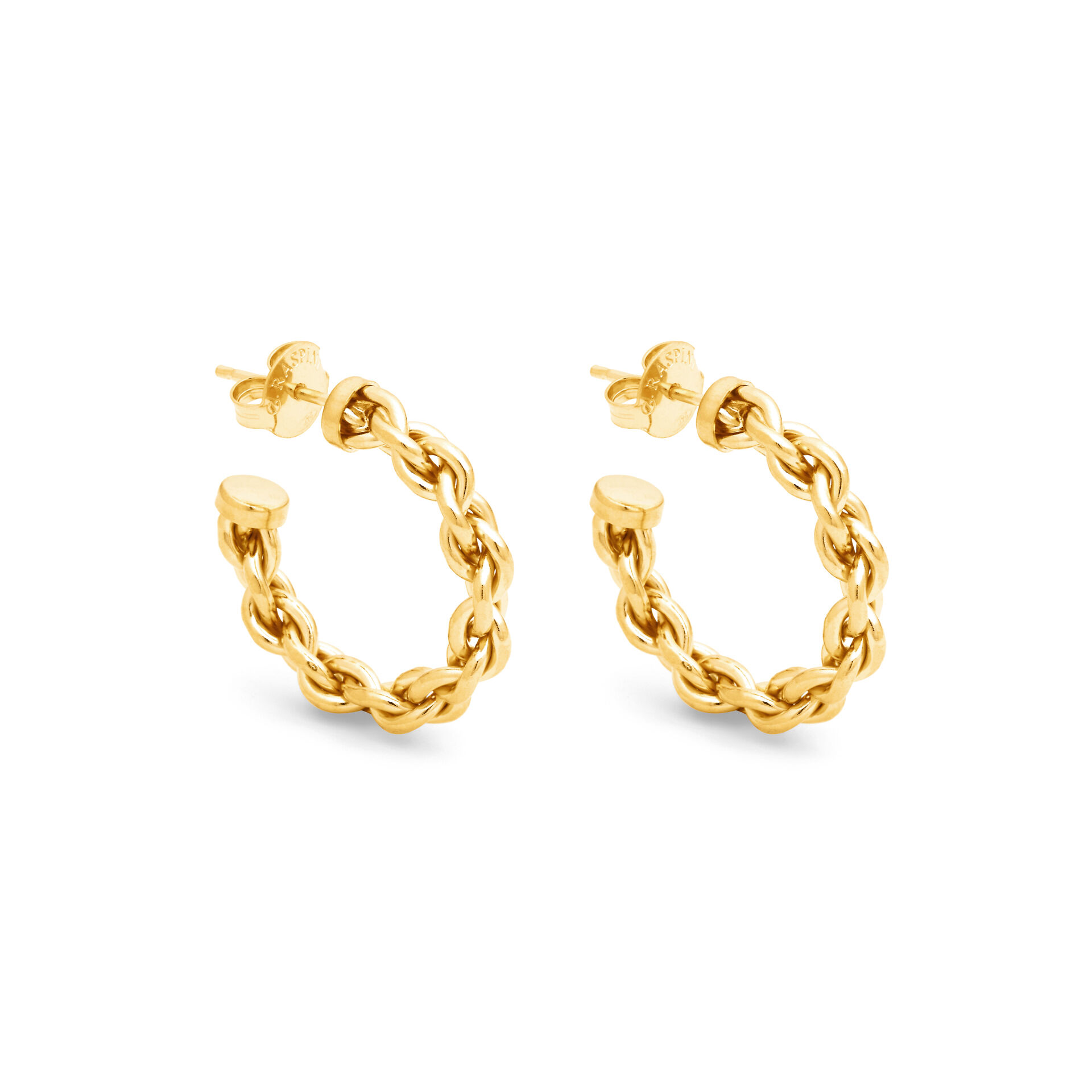 Chain Small Hoop Earrings image number 0
