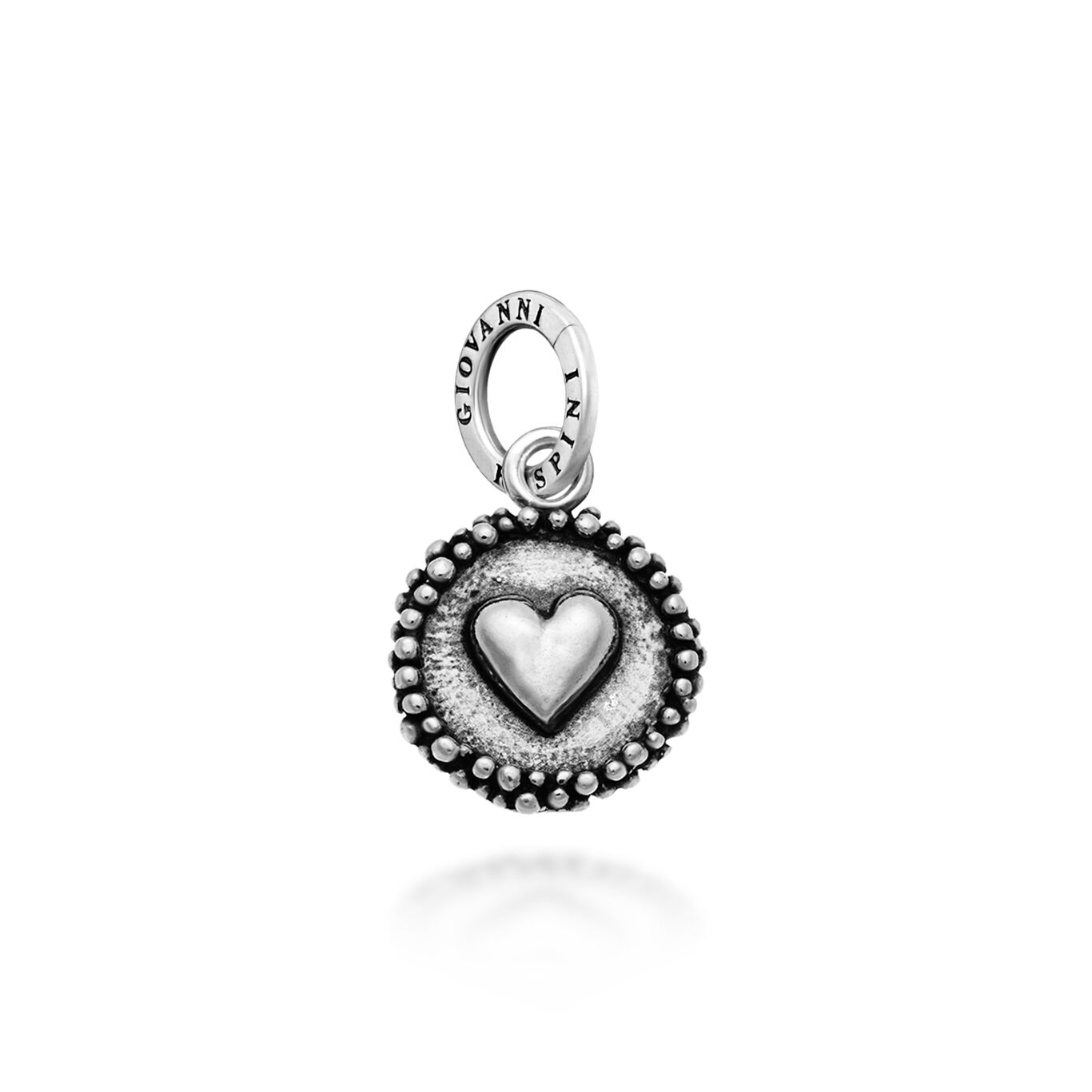 Little Heart Perlage Charm