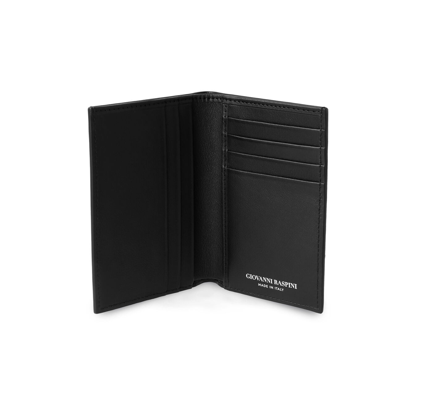 Smooth Leather Vertical Wallet