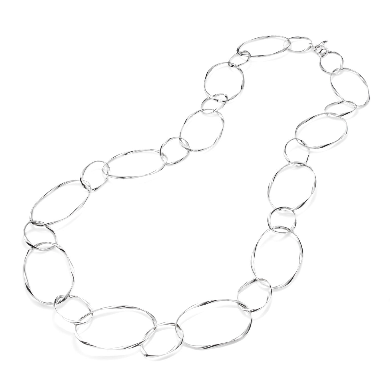 Sautoir Brooklyn, Collier en argent massif_image number 0_Giovanni Raspini