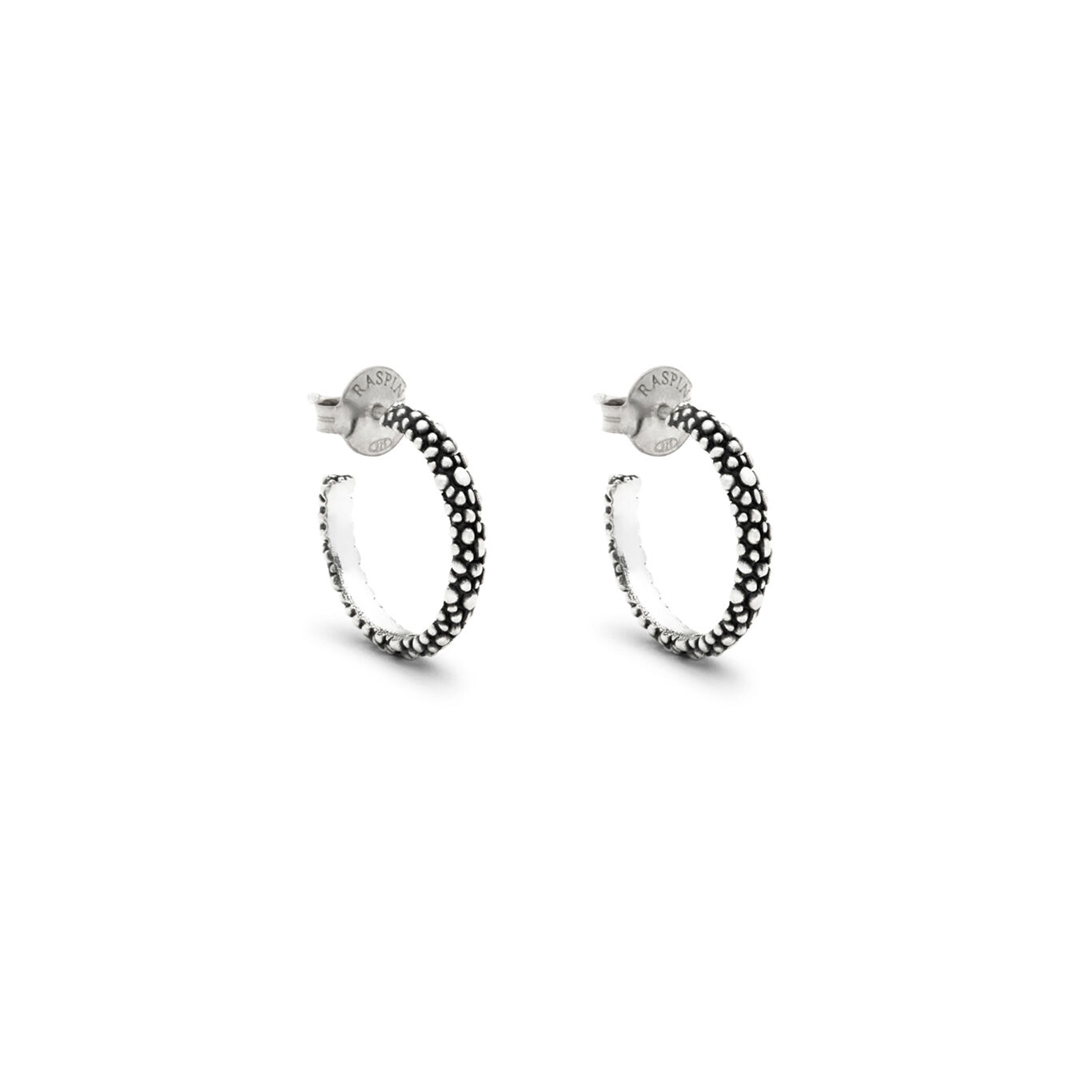 Perlage Small Hoop Earrings, Earrings in Sterling Silver_image number 0_Giovanni Raspini
