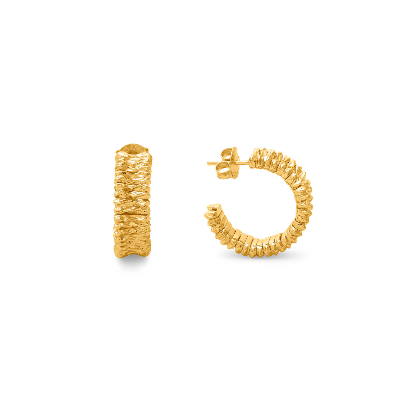 Olivia Earrings, 18k gold-plated earrings_image number 2_Giovanni Raspini