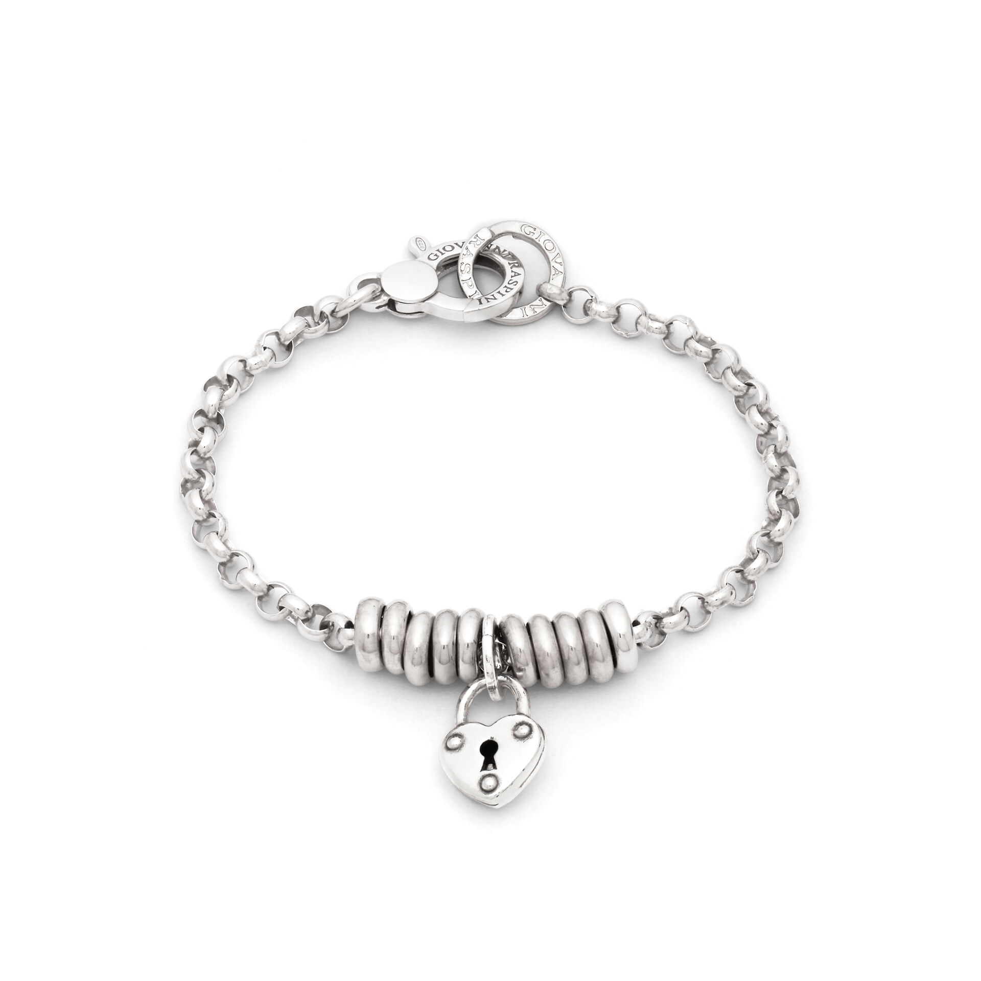 Heart Padlock Bracelet image number 0