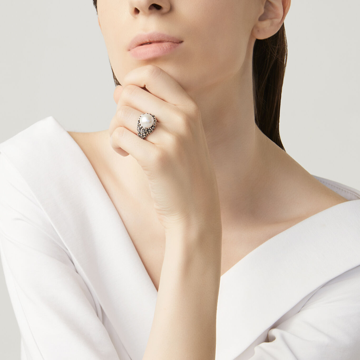 Daisies Drop Ring